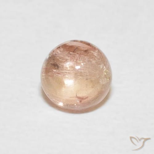 0.59ct Натуральный Средний розовый Турмалин, Круглый, Прозрачный