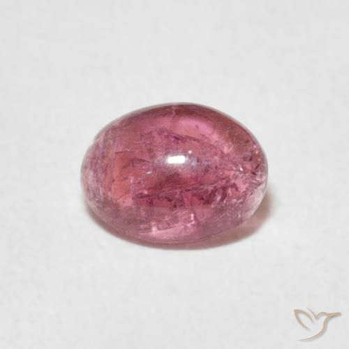 0.65ct Натуральный Светло-розовый Турмалин, Овал, Прозрачный