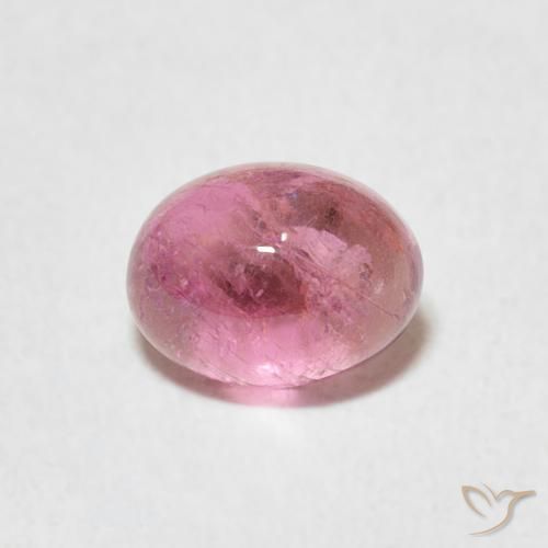 0.81ct Натуральный Ярко-розовый Турмалин, Овал, Прозрачный