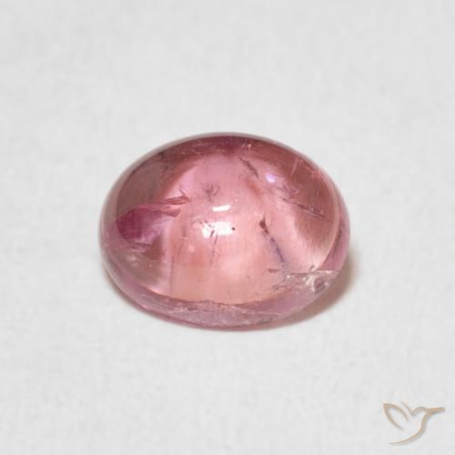 1.08ct Натуральный Ярко-розовый Турмалин, Овал, Прозрачный