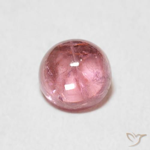 0.56ct Натуральный Светло-розовый Турмалин, Круглый, Прозрачный