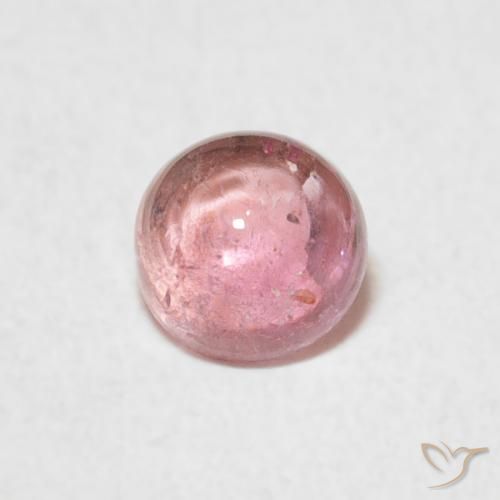 0.56ct Натуральный Светло-розовый Турмалин, Круглый, Прозрачный