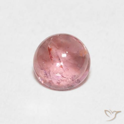 0.45ct Натуральный Жевательная резинка в розовых тонах Турмалин, Круглый, Прозрачный