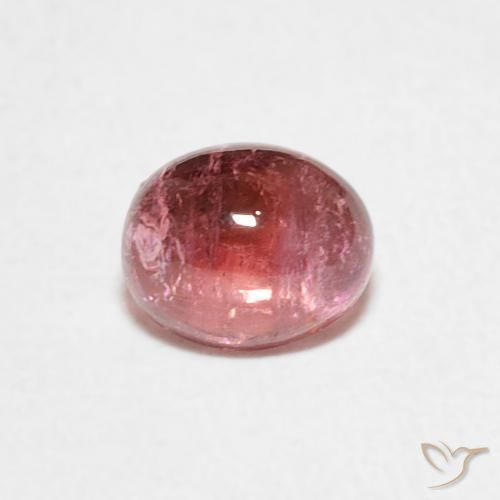 0.73ct Натуральный Фруктовый пунш красный Турмалин, Овал, Прозрачный