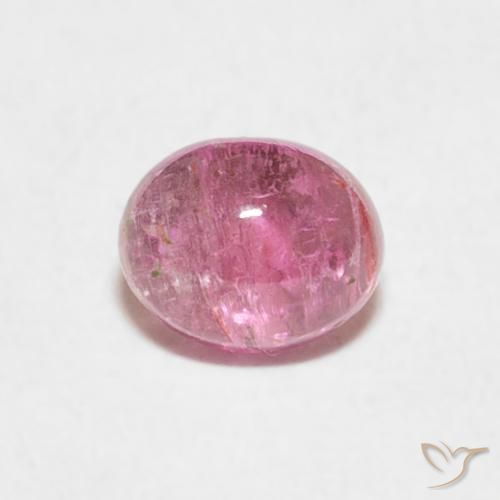 0.83ct Натуральный Жевательная резинка розовый Турмалин, Овал, Прозрачный