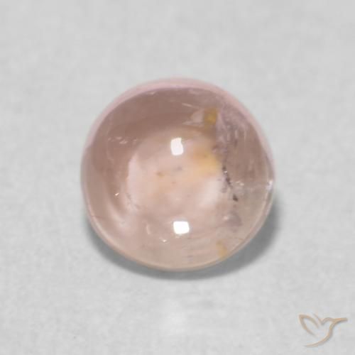 0.51ct Натуральный Очень светло-розовый Турмалин, Круглый, Прозрачный