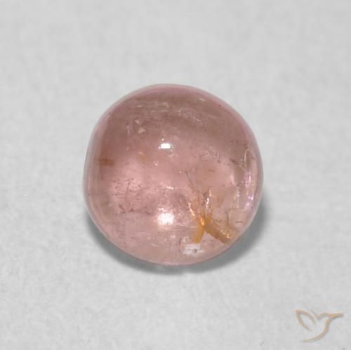 0.51ct Натуральный Средний розовый Турмалин, Круглый, Прозрачный