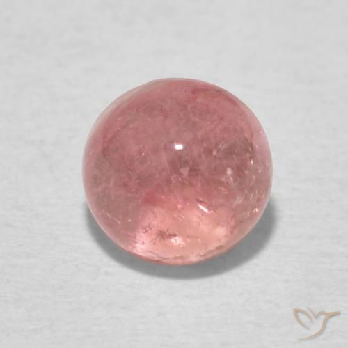 1.23ct Натуральный Розовый тон Турмалин, Круглый, Прозрачный