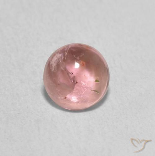 0.82ct Натуральный Жевательная резинка розовый Турмалин, Круглый, Прозрачный