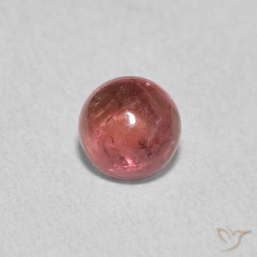 0.69ct Натуральный Medium Dark-Pink Турмалин, Круглый, Прозрачный
