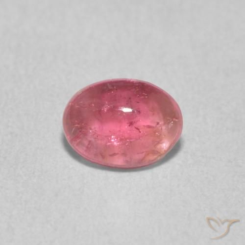 0.67ct Натуральный Светло-розовый Турмалин, Овал, Прозрачный