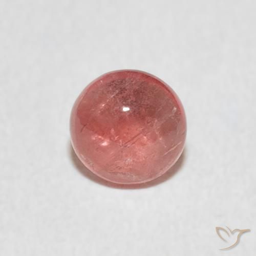 0.47ct Натуральный Средний розовый Турмалин, Круглый, Прозрачный