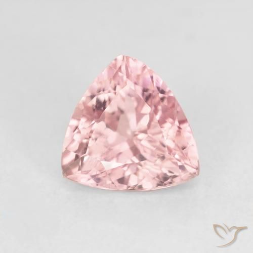 1.45ct Натуральный Medium Light-Pink Турмалин, Триллион, Чистота VS