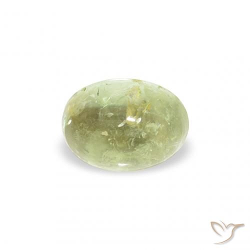 0.74ct Натуральный Светло-зеленый Турмалин, Овал, Прозрачный