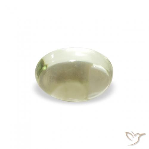 0.86ct Натуральный Желтовато-зеленый Турмалин, Овал, Прозрачный