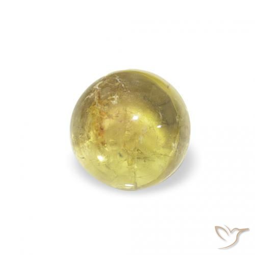 0.63 карата, натуральный Medium Light-Yellow Турмалин, Круглый, Прозрачный
