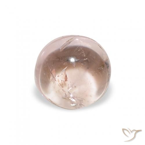 0.93ct Натуральный Светло-розовый Турмалин, Круглый, Прозрачный