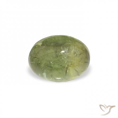 0.84ct Натуральный Землисто-зеленый Турмалин, Овал, Прозрачный