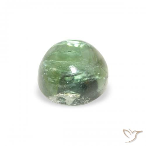 0.66 карата, натуральный Medium Light-Green Турмалин, Круглый, Прозрачный