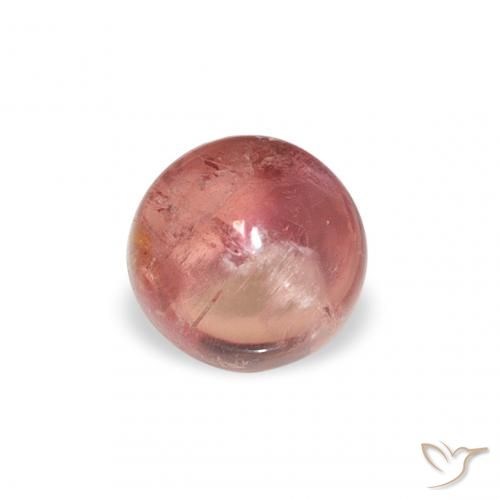 1.31ct Натуральный Ярко-розовый Турмалин, Круглый, Прозрачный