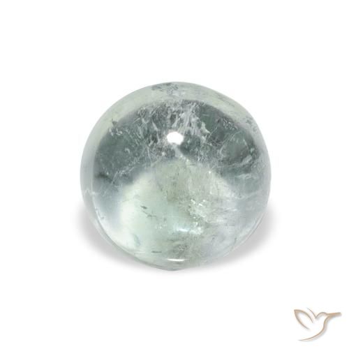 0.95ct Натуральный Medium Light Green Турмалин, Круглый, Прозрачный