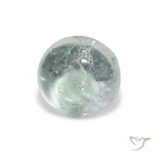 0.95 карата, натуральный Medium Light Green Турмалин, Круглый, Прозрачный