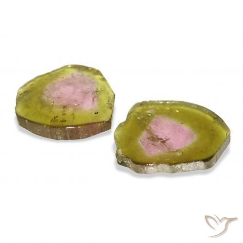 8.90 карата, натуральный Арбузный Турмалин, причудливая, Прозрачный