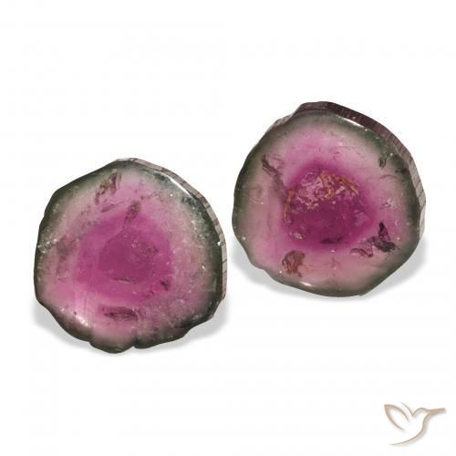 5.56 карата, натуральный Арбузный Турмалин, причудливая, Прозрачный