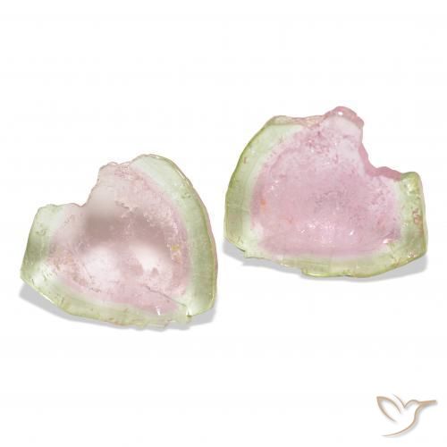 13.27 карата, натуральный Двуцветный Турмалин, причудливая, Прозрачный