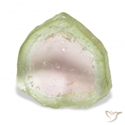 8.09 карата, натуральный Двуцветный Турмалин, причудливая, Прозрачный