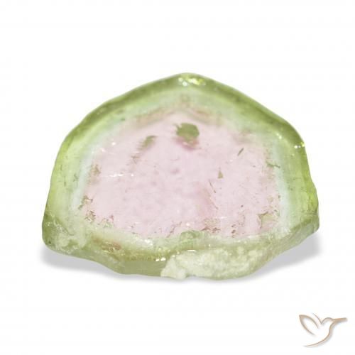 8.09 карата, натуральный Двуцветный Турмалин, причудливая, Прозрачный