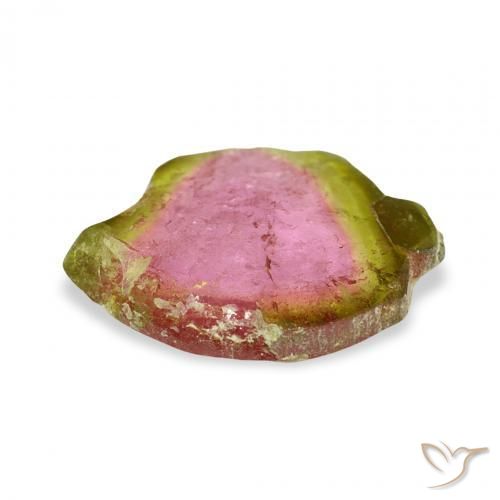 3.83 карата, натуральный Арбузный Турмалин, причудливая, Прозрачный