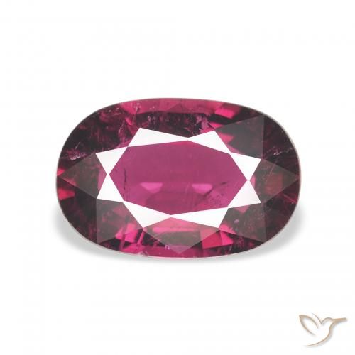 2.04ct Натуральный Medium Dark-Purple Турмалин, Овал, VS-SI