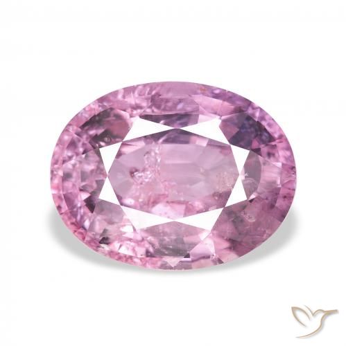 3.25ct Натуральный Очень светло-розовый Турмалин, Овал, VS-SI