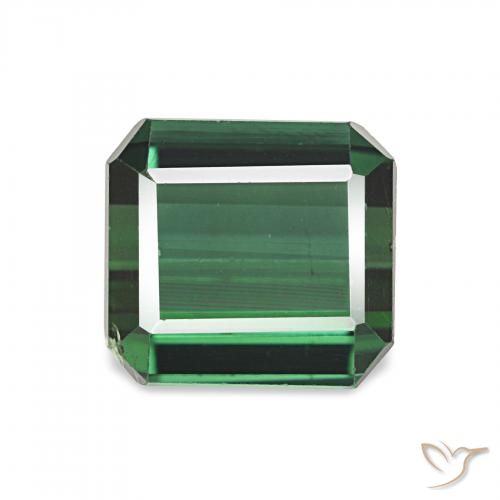 2.05ct Темно-зеленый Турмалин, Изумрудная огранка, VVS-VS