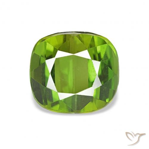 1.98ct Ярко-зеленый Турмалин, Подушка, VVS-VS