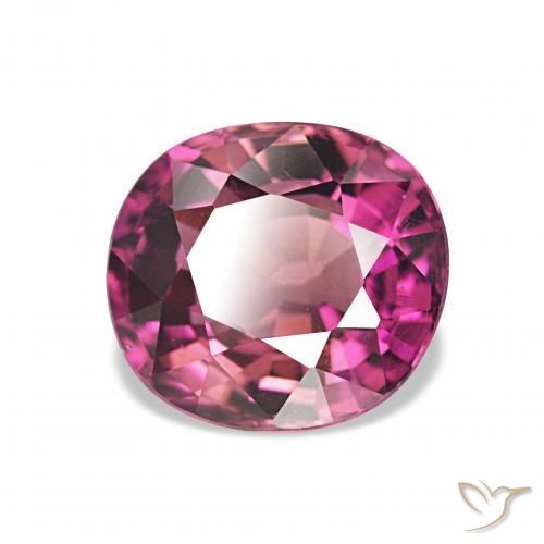 2.60 карата, натуральный Medium Dark-Purple Турмалин, Овал, VVS-VS