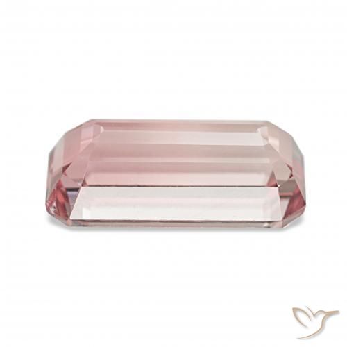 3.74 карата, натуральный Medium Light-Pink Турмалин, Октагон / Изумрудная Огранка, Чистота VS