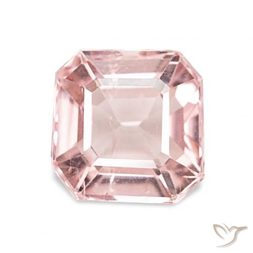 2.04ct Светло-розовая жевательная резинка Турмалин, Изумрудная огранка, Чистота VS