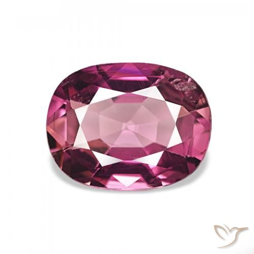 2.04ct Малиново-красный Турмалин, Подушка, VVS-VS