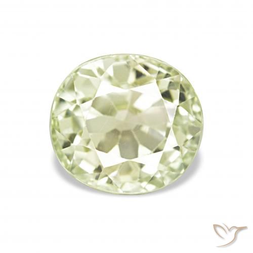 1.99ct Теплый зеленый Турмалин, Овал, Чистота VS