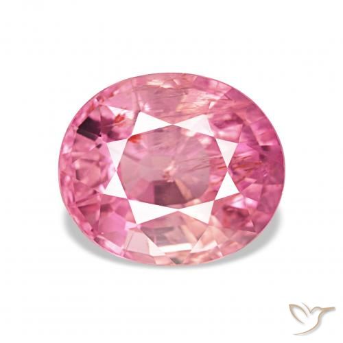 2.73ct Жевательная резинка розовый Турмалин, Овал, Чистота VS