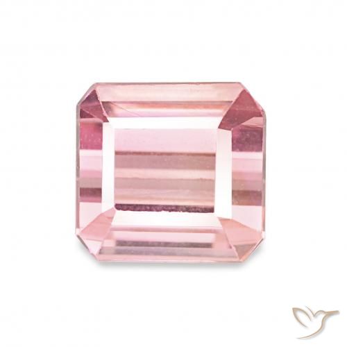 1.43ct Оттенки розового Турмалин, Изумрудная огранка, VVS-VS
