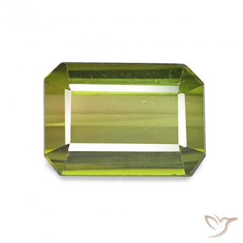 2.64ct Светло-зеленый Турмалин, Изумрудная огранка, VVS-VS