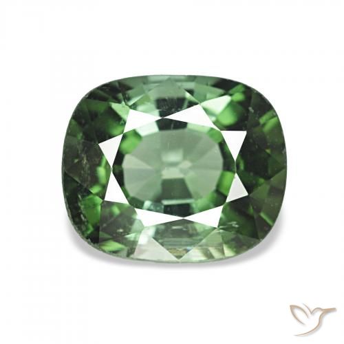2.02ct Темно-зеленый Турмалин, Подушка, VVS-VS
