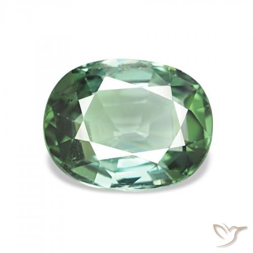 1.71ct Светло-зеленый Турмалин, Подушка, VVS-VS