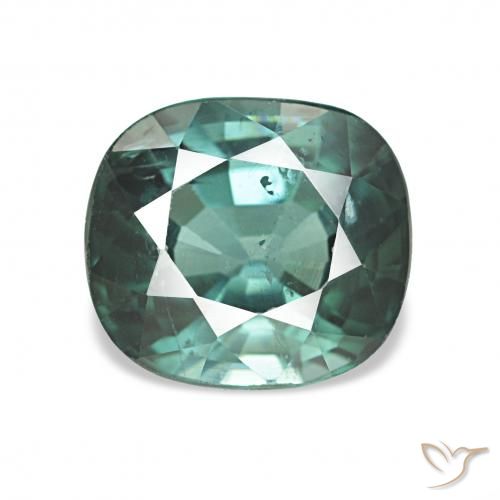 1.87ct Темно-синий зеленый Турмалин, Подушка, Чистота VS