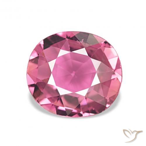 1.91ct Средний розовый Турмалин, Овал, Чистота VS