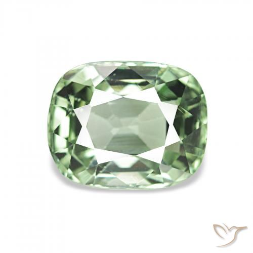 1.80ct Теплый зеленый Турмалин, Подушка, Чистота VS