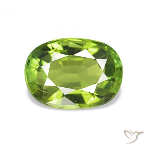 1.91ct Ярко-зеленый Турмалин, Подушка, Чистота VS